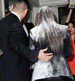 Kim Kardashian 'flour bombed'!